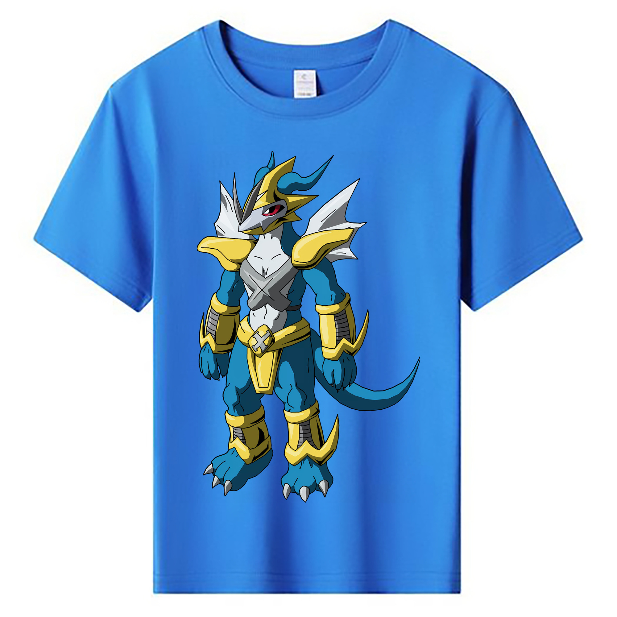 （画像用） Digimon デジタルモンスター/デジモン 綿100％キッズTシャツ（フロントプリント）